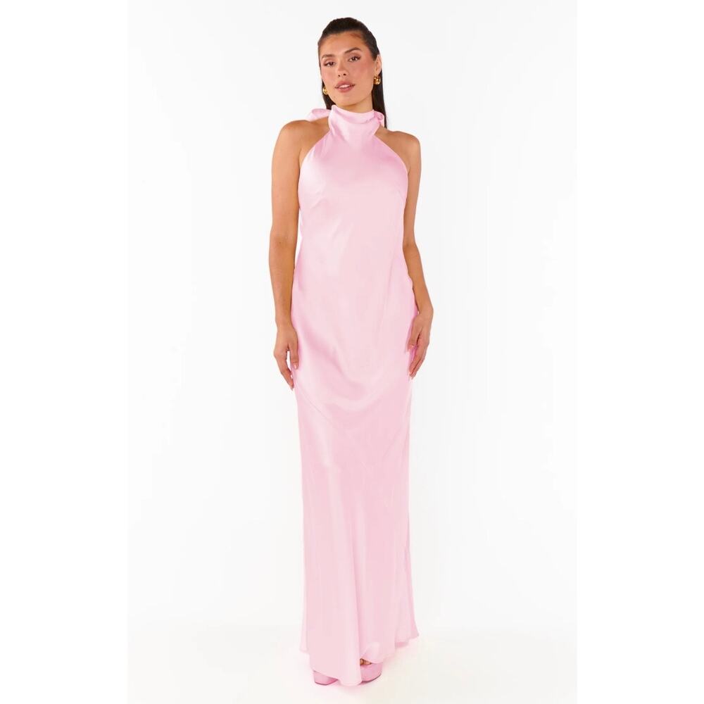 Show Me Your Mumu Lisa Maxi Gown Light Pink Size XS - Picture 3 of 9